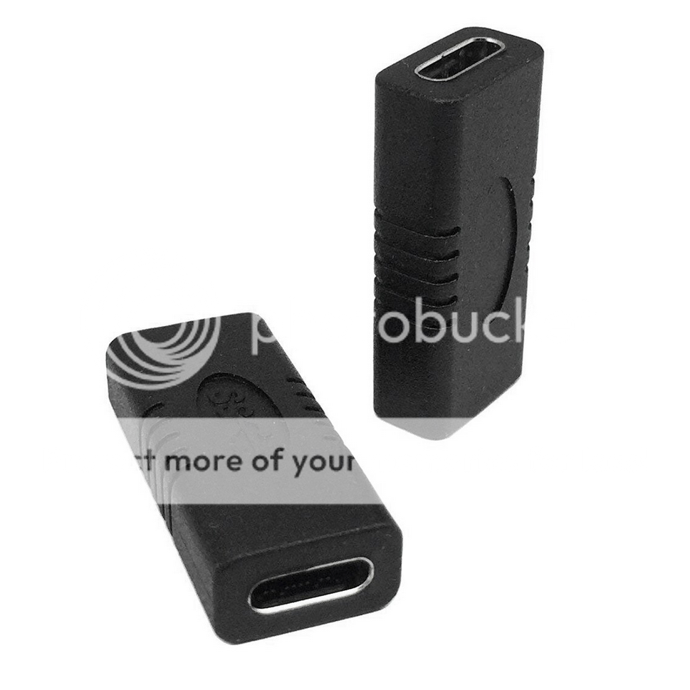 USBC Type C Female to Female Extension Joiner Adapter Converter Cable